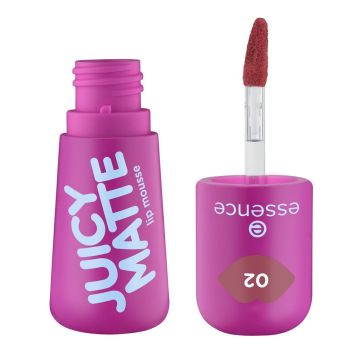 Essence Juicy Matte Мус червило за устни цвят 02 Featherlight Pink
