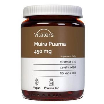 Муира Пуама Естествен афродизиак 450 mg x60 капсули Vitaler's