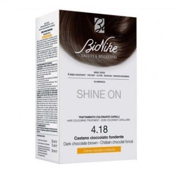 Bionike Shine On Безамонячна боя за коса x125 мл, 4.18 Dark Chocolate Brown