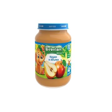 Bebelan Puree Плодово пюре круши и ябълки за деца над 4 месеца х190 грама - 5185