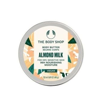 The Body Shop Almond Milk Успокояващо масло за тяло с бадемово мляко х50 мл