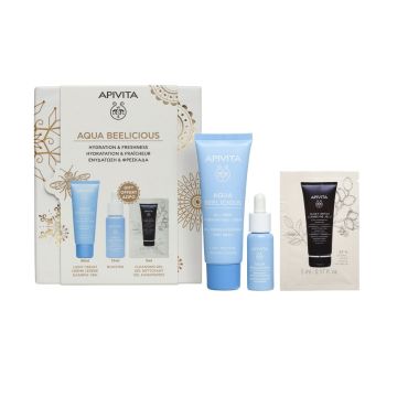 Apivita Aqua Beelicious Комплект за лице с гел-крем с лека текстура