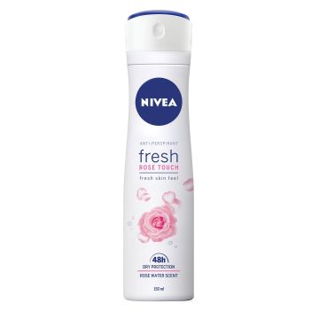 Nivea Fresh Rose Touch Дамски спрей дезодорант x150 мл