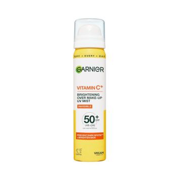 Garnier Vitamin C Озаряващ слънцезащитен спрей за лице SPF50+ x75 мл