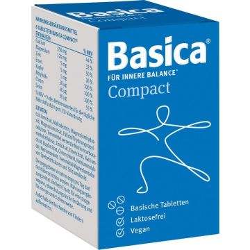 Basica Compact За нормално киселинно-алкално равновесие х120 таблетки Protina Pharm