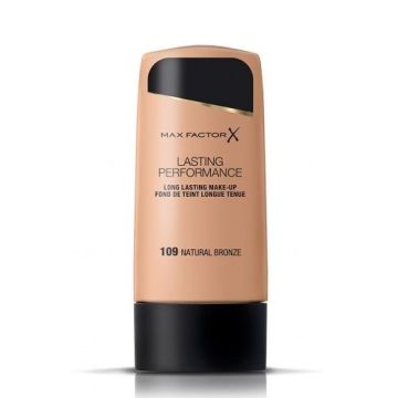 Max Factor Lasting Performance Течен фон дьо тен за лице, 109 Natural Bronze