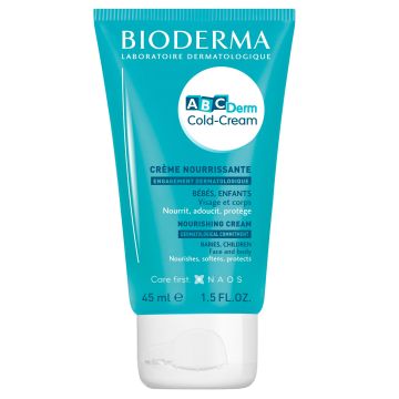Bioderma ABCDerm Интензивно подхранващ колд крем за лице и тяло за бебета и деца х45 мл