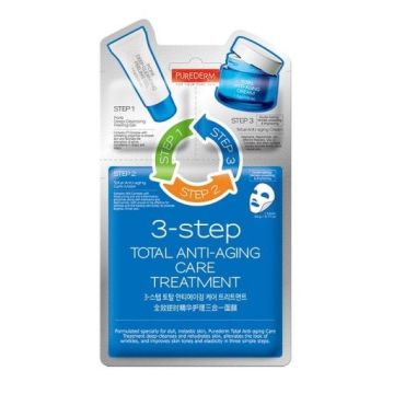 Adwin Purederm 3-Step Подмладяваща маска за лице против бръчки х1 брой
