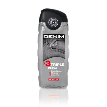 Denim Black Енергизиращ душ гел за тяло за мъже х400 мл