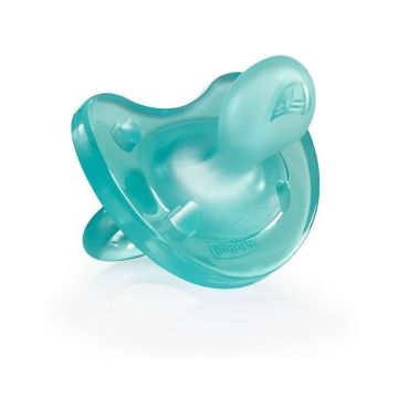 Chicco Physio Soft Залъгалка силикон за деца от 6 до 16 месеца