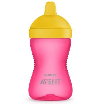 Avent My Grippy Чаша с твърд накрайник за деца над 18 месеца, розова x300 мл