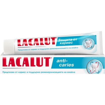 Lacalut Anti-Caries Паста за зъби за защита от кариеси х75 мл