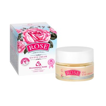 Българска роза Rose Овлажняващ и възстановяващ крем за очи с Q10 х15 мл