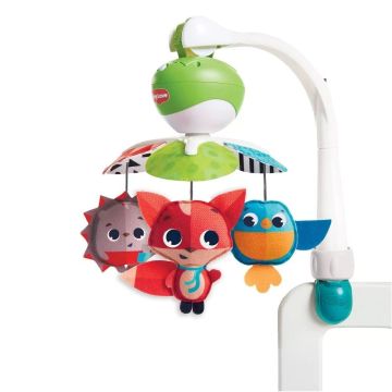 Tiny Love Take-Along Mobile 3-в-1 Музикална въртележка Meadow Days, 0м+