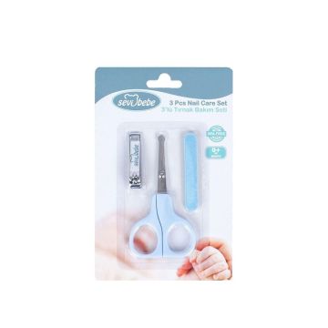 Sevi Baby Хигиенен комплект Грижа за бебешки нокти, син