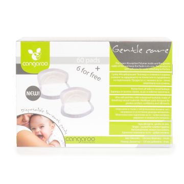 Cangaroo Подплънки за кърмачки Gentle Care x60 броя