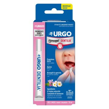 URGO Filmogel Dentilia гел за детски венци при първи зъбки х10 мл
