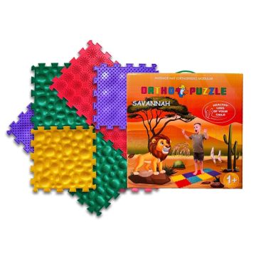 Ortho Puzzle Микс Савана Ортопедични килими за деца над 1 година