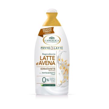 L' Angelica Phyto Latte Хидратиращ душ гел и пяна за вана с овесено мляко x520 мл
