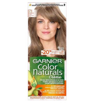 Garnier Color Naturals Трайна боя за коса, 7.1 Пепеляво рус
