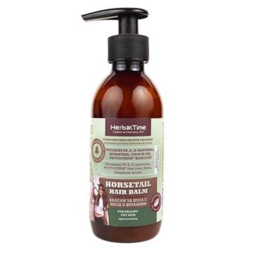 Herbal Time Балсам за коса с хвощ и витамини против косопад x240 мл