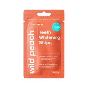 Smilepen Pop Wild Peach Избелващи ленти за зъби, с вкус на праскова 7х2 броя