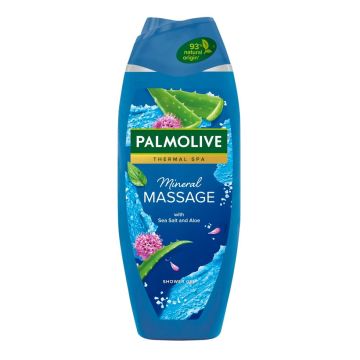 Palmolive Wellness Massage Душ гел за тяло с морска сол, екстракт от алое и етерични масла x500 мл