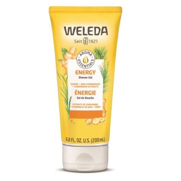 Weleda Energy Енергизиращ душ гел с аромат на джинджифил, цитронела и кедър x200 мл