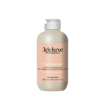 3DeLuxe Filler Безсулфатен филър-шампоан за увредена коса x250 мл