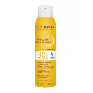 Bioderma Photoderm Brume Invisible Слънцезащитен спрей за лице и тяло SPF30 x150 мл