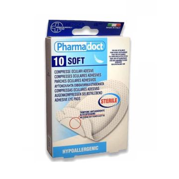 Pharmadoct Soft Стерилни марли компрес за очи x10 броя