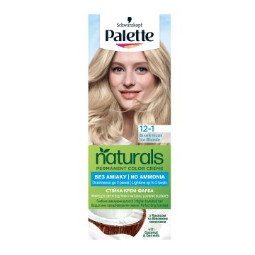 Palette Naturals Безамонячна боя за коса,12-1 Ледено рус