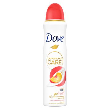 Dove Advanced Care Go Fresh Дезодорант против изпотяване с аромат на праскова, 72 часа x150 мл