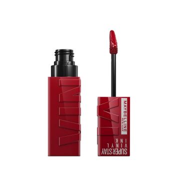 Maybelline SuperStay Vinyl Ink Дълготрайно течно червило за устни с винилов блясък х4.2, цвят 10 Lippy