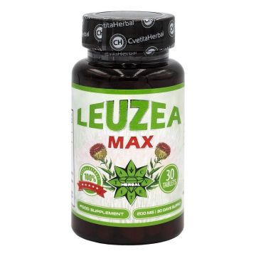 Левзея Макс За повече енергия и полова активност 200 мг х30 таблетки Cvetita Herbal