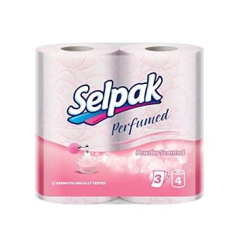 Selpak Perfumed Тоалетна хартия с аромат на парфюм x4 броя