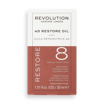 Revolution Haircare Bond 4D PLEX 8 Олио за възстановяване на коса x30 мл