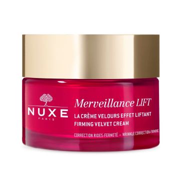 Nuxe Merveillance Lift Уплътняващ копринен крем за корекция на бръчки с лифтинг ефект за нормална към суха кожа x50 мл