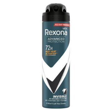 Rexona Man Advanced Protection Invisible Део спрей против изпотяване за мъже х150 мл