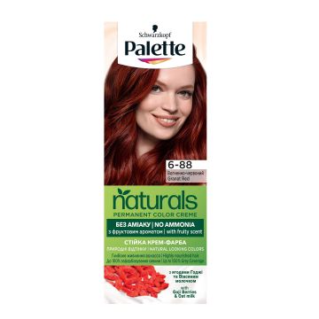 Palette Naturals Безамонячна боя за коса, 6-88 Гранатено червен