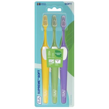 TePe  Supreme Четка за зъби x3 броя, Soft