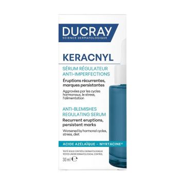 Ducray Keracnyl Регулиращ серум за лице против несъвършенства х30 мл