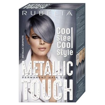 Rubelia Metalic Touch Боя за коса, Metallic Graphite