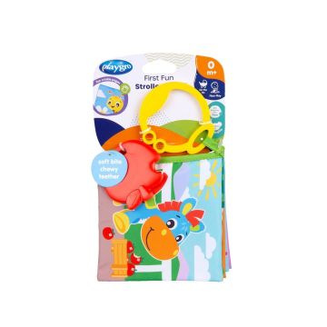 Playgro Мека книжка с гризалка 0+ месеца