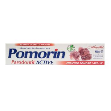 Pomorin Parodontit Active Паста за зъби против кървене на венците с поморийска луга х100 мл