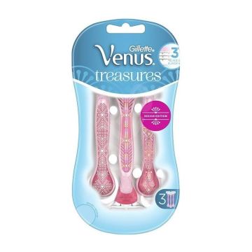 Gillette Venus Treasures Дамска самобръсначка х3 бр