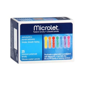 Microlet Lancets Игли за убождащо устройство х25 броя Bayer