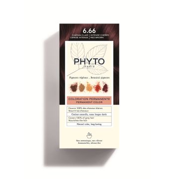 Phyto Color Дълготрайна боя за коса 6.66 Intense Cherry Red Brown