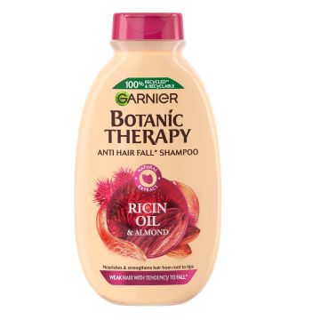Garnier Botanic Therapy Oil & Almond Шампоан за склонна към накъсване коса с масла от рицин и бадем х250 мл