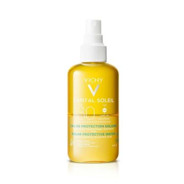 Vichy Capital Soleil Слънцезащитна вода за лице и тяло SPF30 с хидратиращ ефект х200 мл